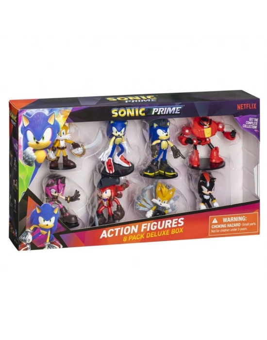 Sonic Prime 8li Deluxe Aksiyon Figür Seti Seri 2