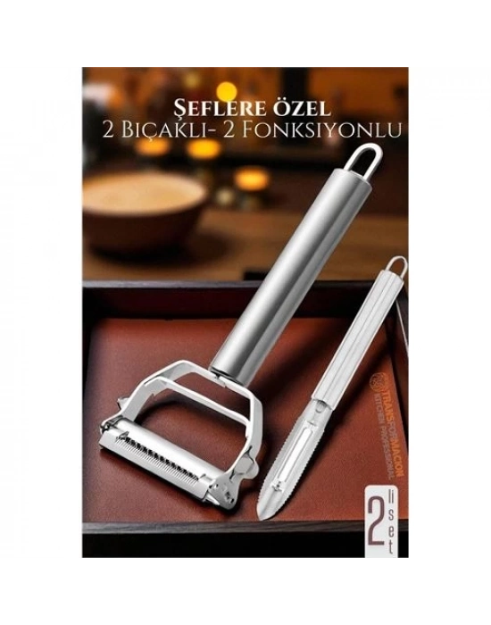 ® Soyacak - Sebze Soayacağı - Oyacak Soyacak Seti Dilimele Kazıma Profesyonel