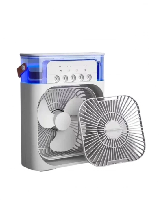 ® Spreyli Mini Masaüstü Fan | 500ML Su Hazneli, 3 Kademeli Soğutucu