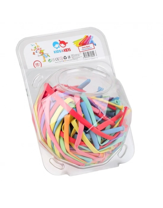 ® SRT-130 Sosis Balon Karışık Renk 100lü