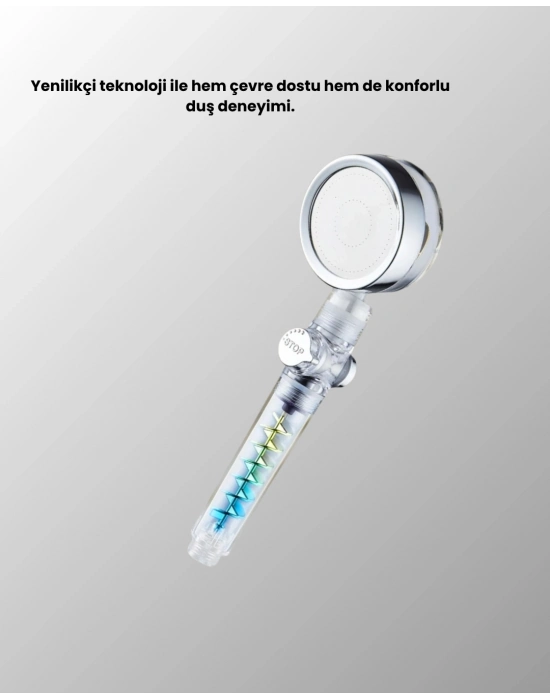 ® Start Stop Kontrollü El Duşu – Basınçlı, Su Tasarruflu, Sağanak Yağmur Deneyimi