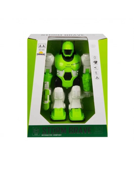 ® Storm Brave Sesli ve Işıklı Robot 25 cm