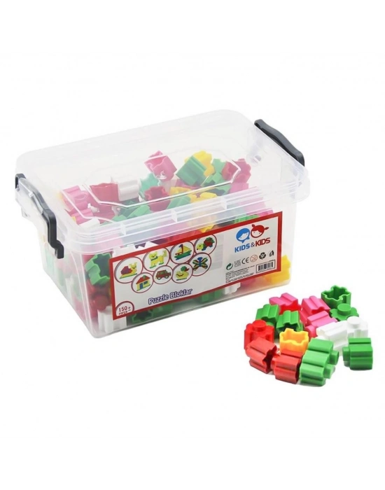 STR-114 Puzzle Bloklar 150 Parça -Dinamik Oyuncak
