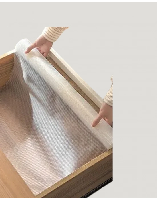 ® Su geçirmez kaydırmaz raflık ve çekmece astarı 3 metre