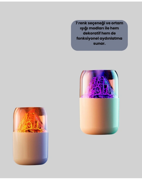 ® Su Hazneli LED Işıklı Aromaterapi Difüzörü