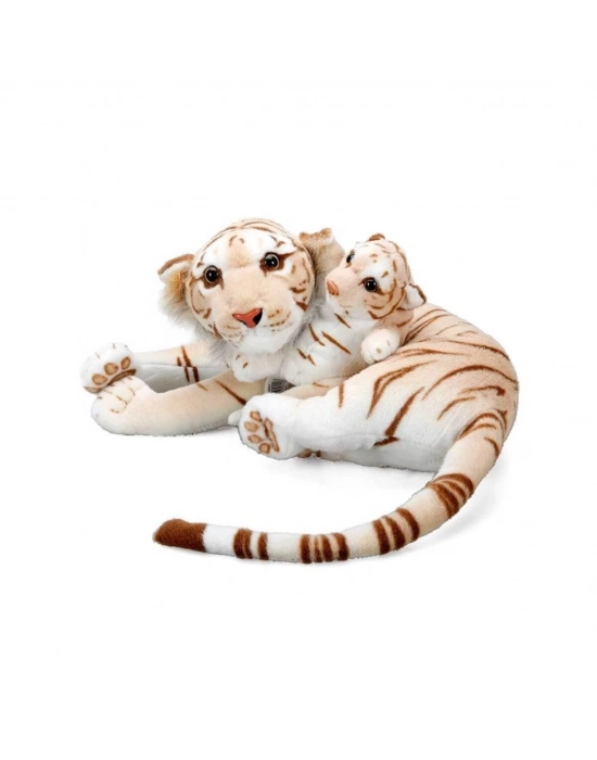 Kaplan ve Yavrusu Peluş 60 cm.