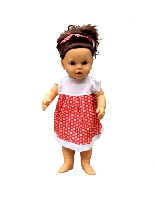 ®  Lila Sesli Saçlı Et Bebek