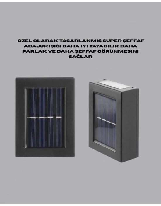 Suya Dayanıklı Güneş Enerjili Bahçe Lambası