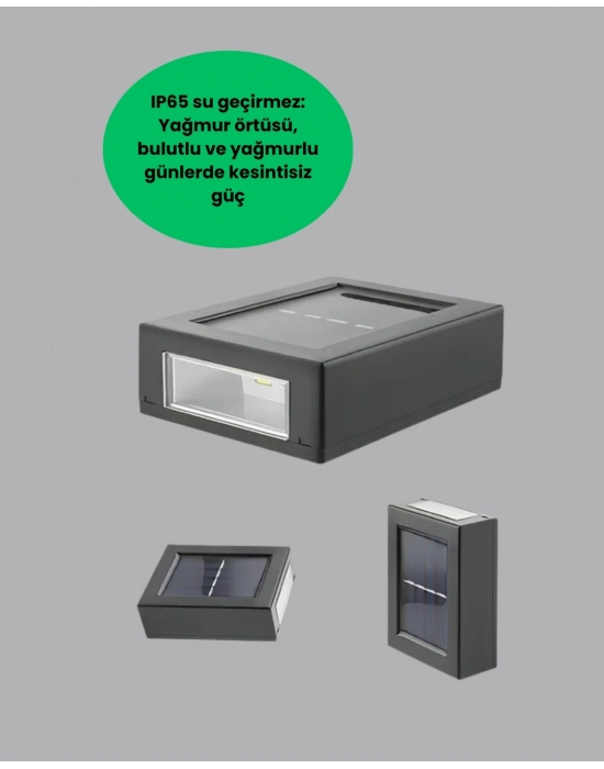 ® Suya Dayanıklı Güneş Enerjili Bahçe Lambası