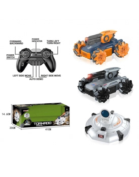 ® SYR-666-804 Kumandalı Şarjlı Ufo Avcısı ve Akrobatik Araba -Vardem Oyuncak