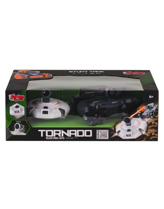 ® SYR-666-804 Kumandalı Şarjlı Ufo Avcısı ve Akrobatik Araba -Vardem Oyuncak