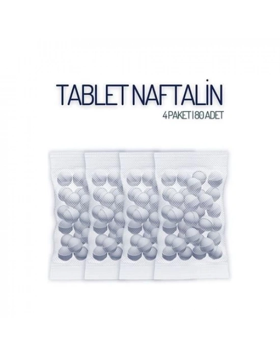 ® Tablet Naftalin Güve Topu Naftalin 80 Adet 718