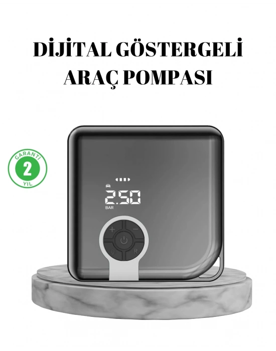 ® Taşınabilir Akıllı Hava Kompresörü Yüksek Basınç Kapasiteli