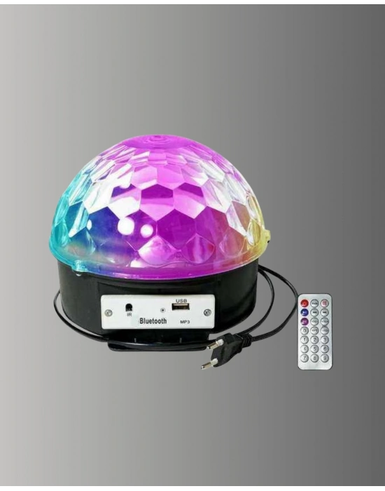 ® Taşınabilir Bluetooth Disko Topu Uzaktan Kumandalı Işık Efektleri