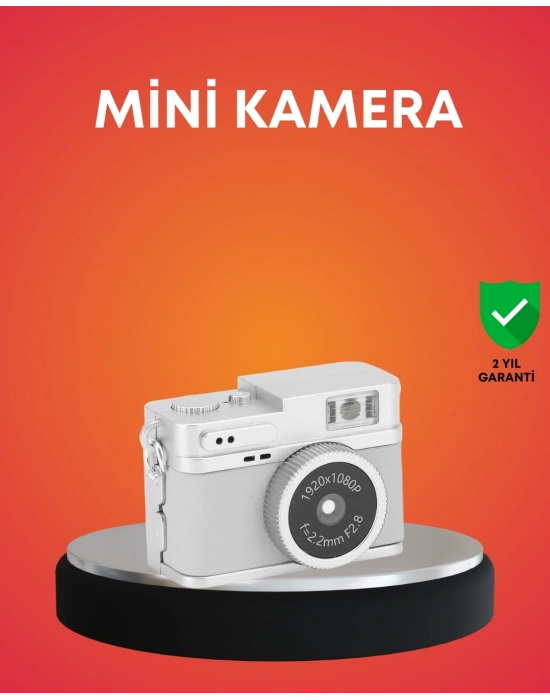 ® Taşınabilir Cep Boy Dijital Kamera LED Işıklı 1080P Video Çekim