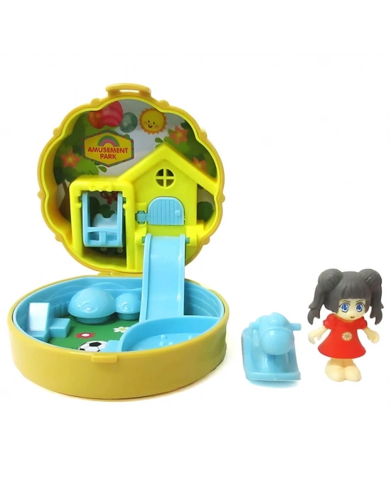 ®  Taşınabilir Dollhouse Figür Sürpriz Paket