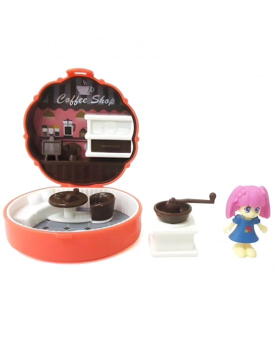 ®  Taşınabilir Dollhouse Figür Sürpriz Paket