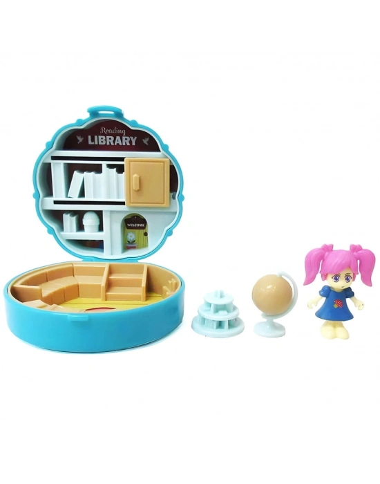 ®  Taşınabilir Dollhouse Figür Sürpriz Paket