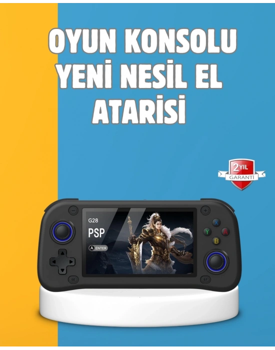 ® Taşınabilir El Tipi Oyun Konsolu Çoklu Emülatör Destekli 64GB