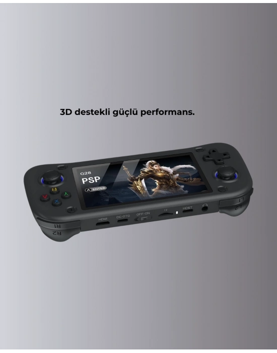 ® Taşınabilir El Tipi Oyun Konsolu Çoklu Emülatör Destekli 64GB