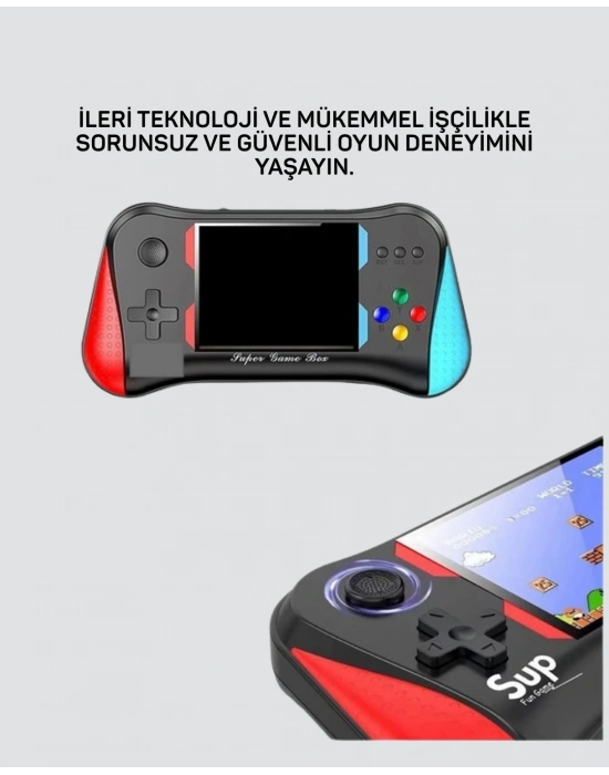 ® Taşınabilir Oyun Konsolu – 3,5 Ekranlı ve 500 Oyunlu