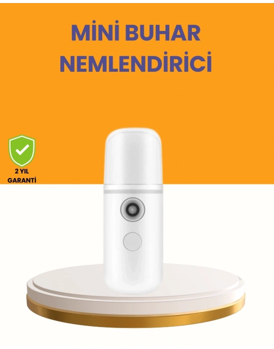 ® Taşınabilir Şarjlı Buhar Nemlendirici – Kablosuz Akıllı Pro Teknolojili Mini Cilt ve Ortam Nemlendirici