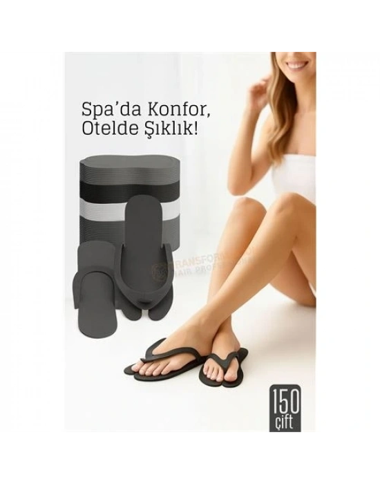 ®  Tek Kullanımlık Spa Otel  Pedikür Terliği  150 Çift 2 MM Kalınlık