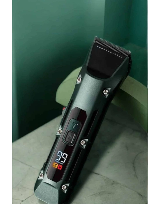 ® Tıraş Makinesi Dijital Göstergeli Turbo Motor Paslanmaz Çelik