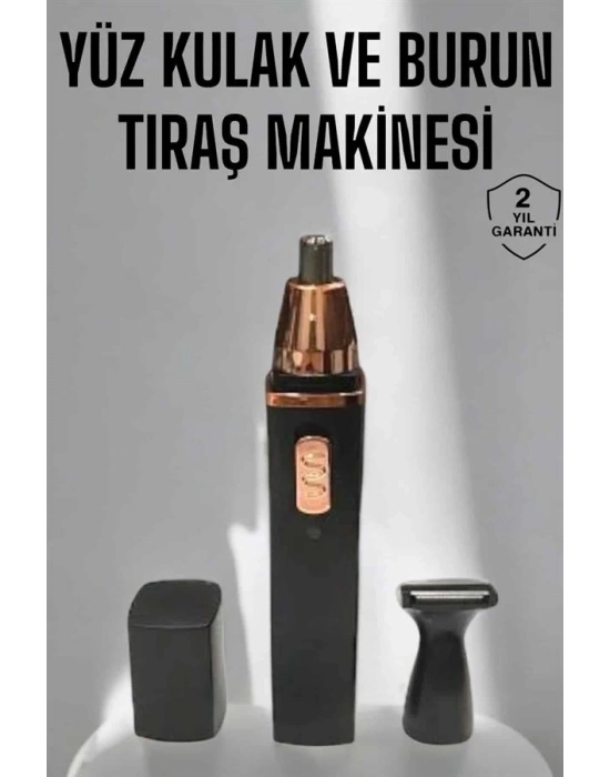 ® Tıraş Makinesi Kulak Burun ve Yüz Temizleyici Şarjlı Mini