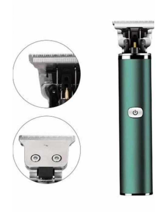 ® Tıraş Makinesi Profesyonel Paslanmaz Çelik T-bıçak Saç Sakal Ense Vücut