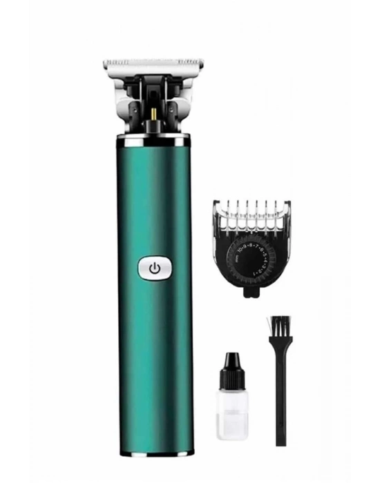 ® Tıraş Makinesi Profesyonel Paslanmaz Çelik T-bıçak Saç Sakal Ense Vücut