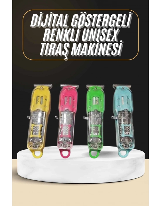 ® Tıraş Makinesi Renkli Dijital Göstergeli Epilasyon Öncesi Kısaltma Makinesi