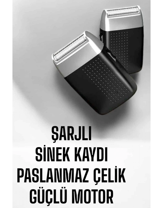 ® tıraş makinesi Sinek Kaydı Paslanmaz Çelik Taşınabilir Şarjlı