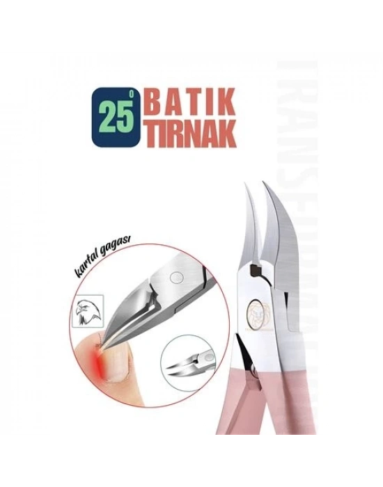 ®  Tırnak Batık Makası Pedikür Makası Tungsten Çelik Profesyonel