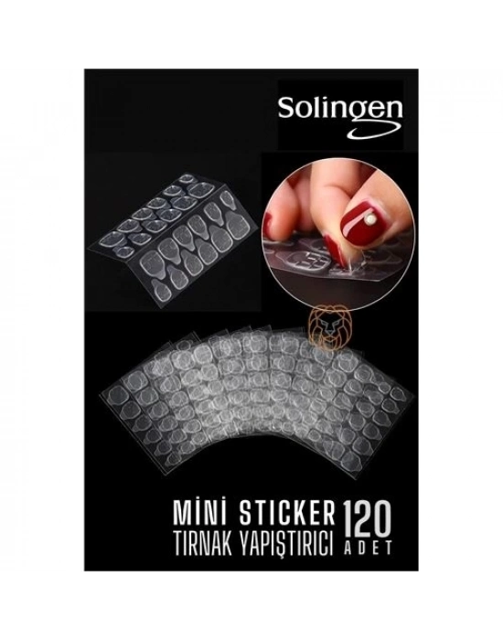 ® Tırnak Yapıştırıcı Solingen Mini Sticker 120 Adet