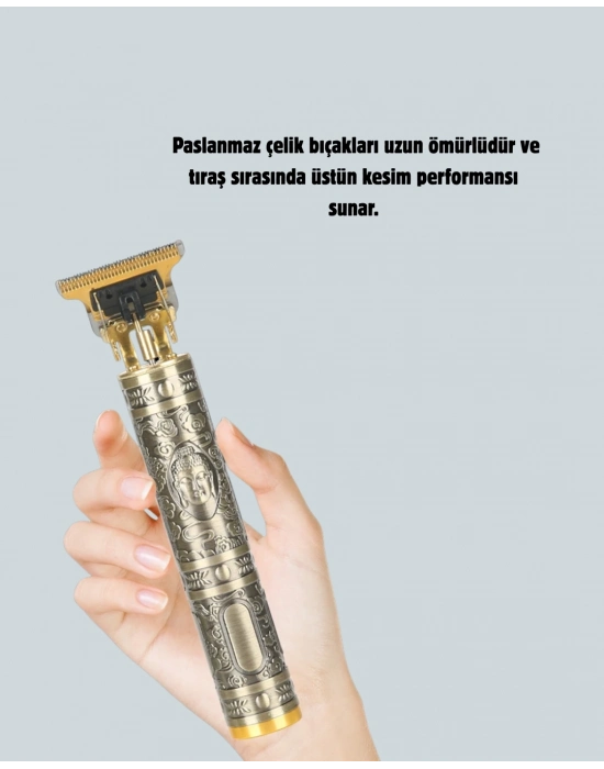 ® Titreşim Motorlu Erkek Saç ve Sakal Düzeltici