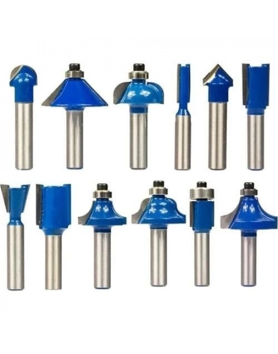 ® Topshop 03039 8 mm 12 Parça Ahşap Freze Uç Seti