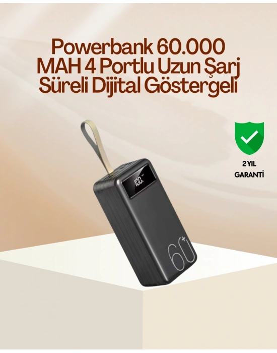 ® Tüm Cihazlara Uyumlu Çoklu Çıkışlı Powerbank