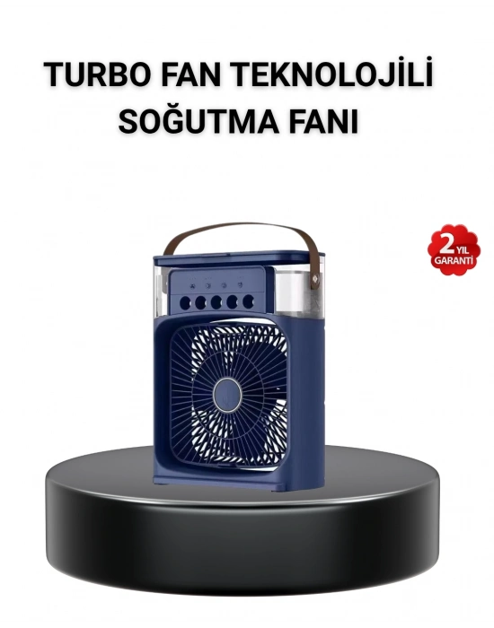 ® Turbo Fan Teknolojili Sessiz ve Güçlü Soğutma Masası Vantilatör