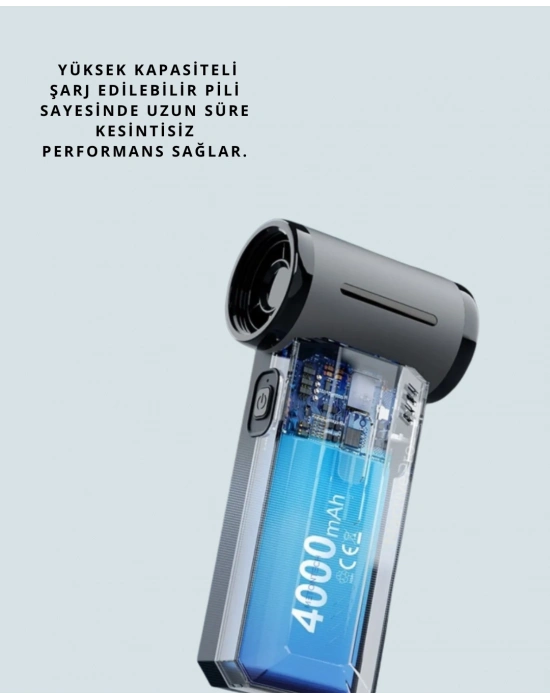 ® Turbo Güçlü Hava Üfleme ve Vakum Makinesi Çok Fonksiyonlu Kullanım