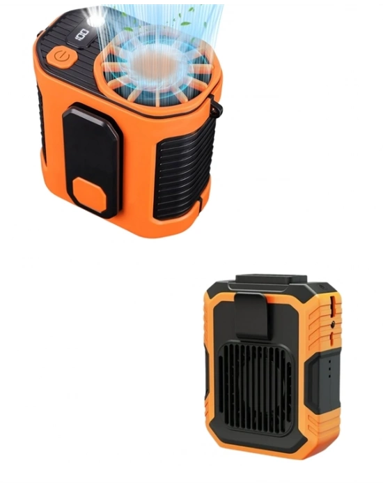 ® Turbo Mini Fan – Dijital Ekranlı, Sessiz & Şarjlı Serinlik!