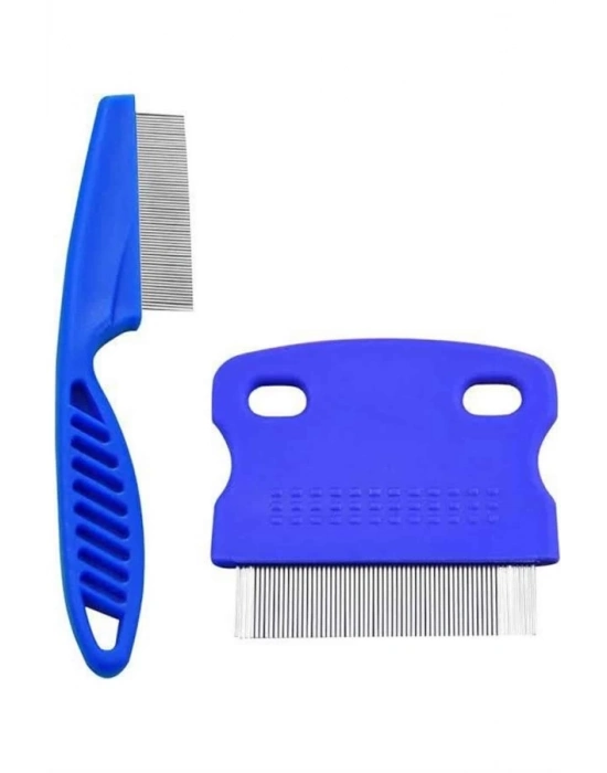 ® Tüy Fırçası Bit Tarağı Seti Evcil Hayvan Tüy Toplayıcı Bit Pire Önleyici Tarak