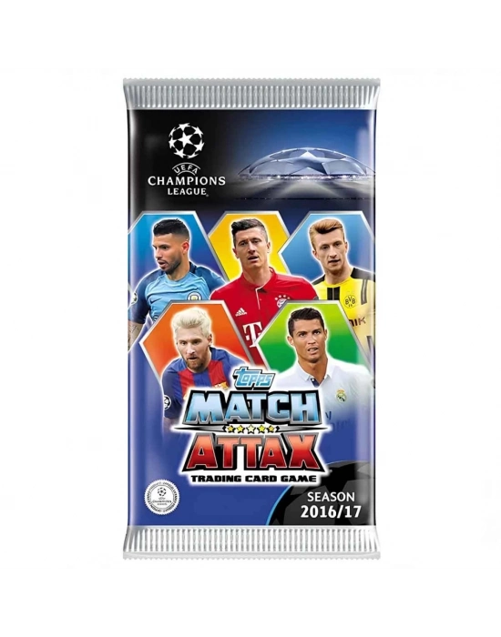 ® UEFA Şampiyonlar Ligi 16/17 Match Attax Futbolcu Kartları - ( 1 PAKET FİYATIDIR )