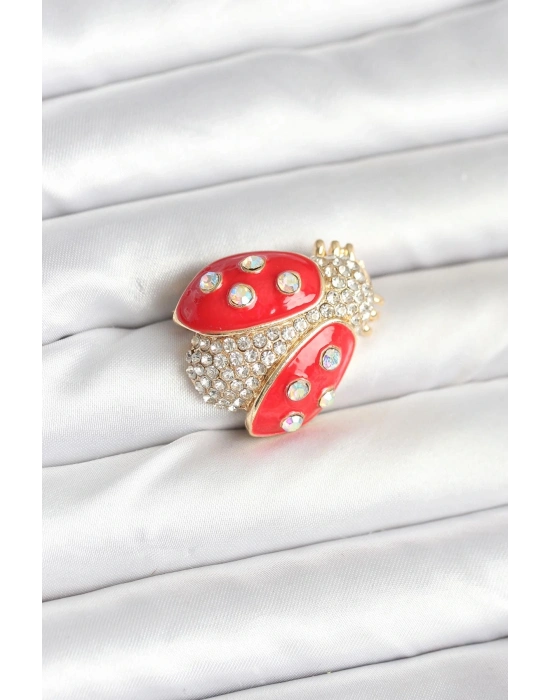 ® Uğur Böceği Model Broş