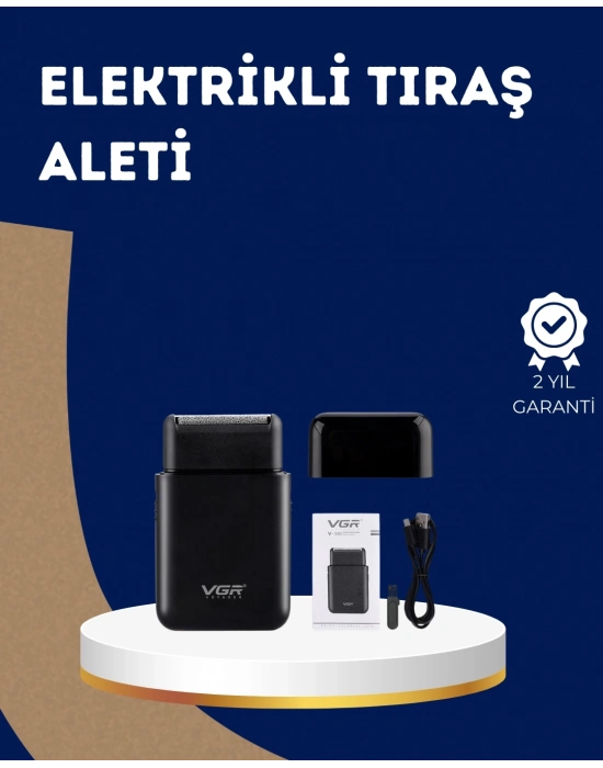® Ultra İnce Elektrikli Tıraş Makinesi | USB Şarjlı ve Su Geçirmez