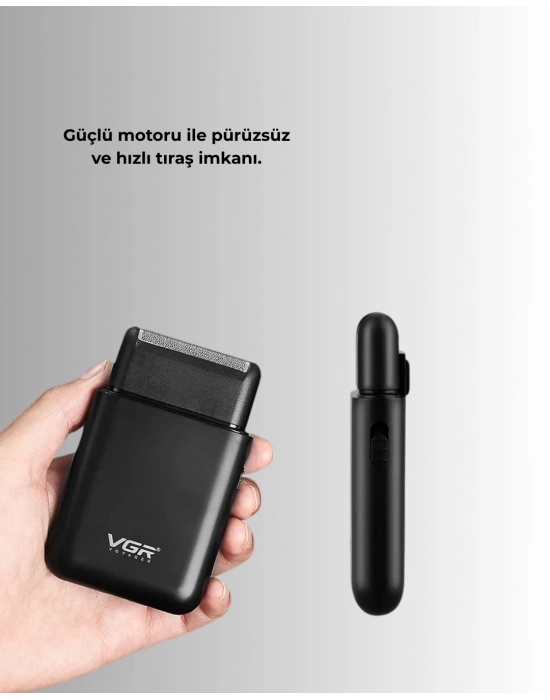 ® Ultra İnce Elektrikli Tıraş Makinesi | USB Şarjlı ve Su Geçirmez