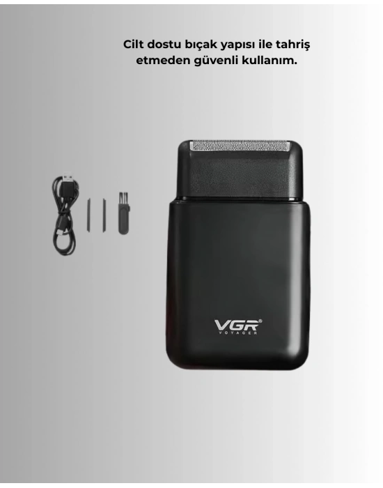 ® Ultra İnce Elektrikli Tıraş Makinesi | USB Şarjlı ve Su Geçirmez