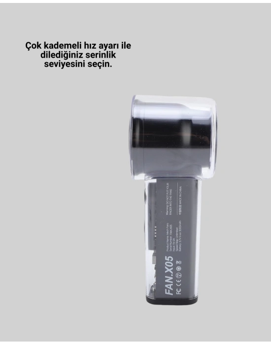 ® Ultra Sessiz USB Şarjlı Fan | Taşınabilir ve Hafif Tasarım