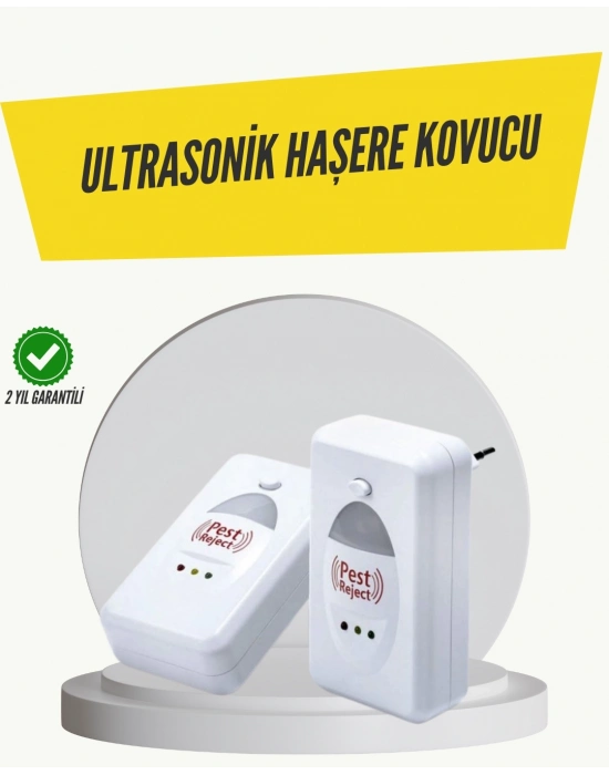 ® Ultrasonik Haşere Kovucu Cihaz 150 m2 Etki Alanı