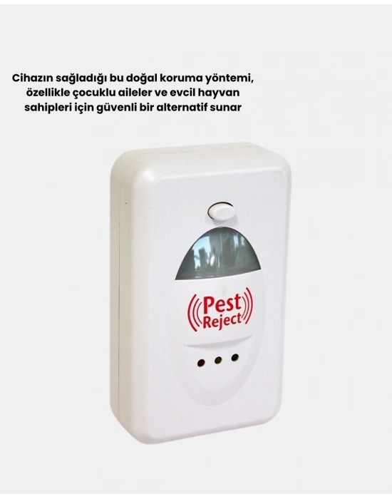 ® Ultrasonik Haşere Kovucu Cihaz – Sessiz, Kimyasalsız ve Etkili Koruma
